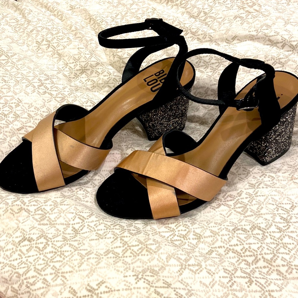 Bibi Lou size 6.5 strap heels